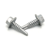 Tornillo autoperforante con cabeza de brida hexagonal con revestimiento Ruspert para acero grueso