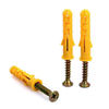 Rawl Tapones Tubo de expansión de plástico Tapones de pared Anclajes de pared para paneles de yeso con tornillos de cabeza plana Phillips
