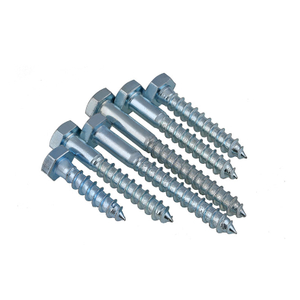 Tornillos autorroscantes de cabeza hexagonal DIN 571 Tornillos para madera estándar DIN571 Tornillo tirafondo