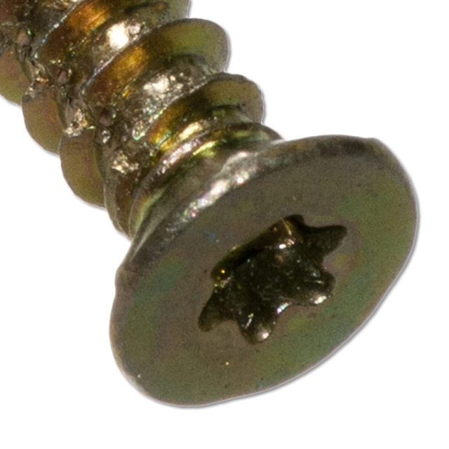 TORNILLOS AVELLANADOS PARA HORMIGÓN Torx Recess 7,5 MM X 150 MM Zincado amarillo