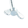 Perno de ala de pulgar con cabeza de mariposa de acero de HIERRO FUNDIDO MALEABLE galvanizado DIN316