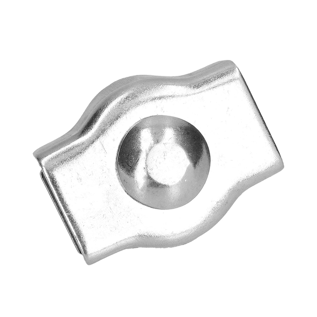 La sola cuerda de alambre del perno a una cara acorta la abrazadera del cable del acero inoxidable