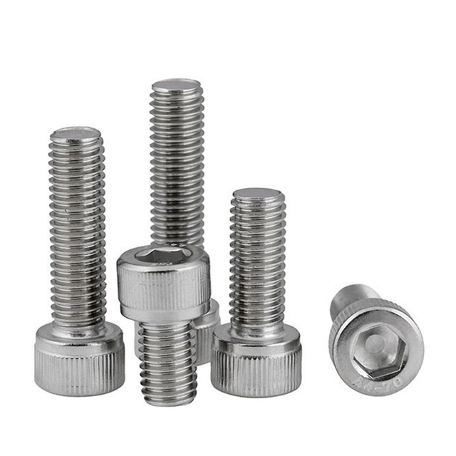 Pernos Allen del hexágono de los tornillos de cabeza hueca hexagonal del acero inoxidable DIN912