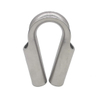 Dedal de tubo de cuerda de alambre de acero inoxidable Dedal de cable resistente para cable de cuerda de alambre